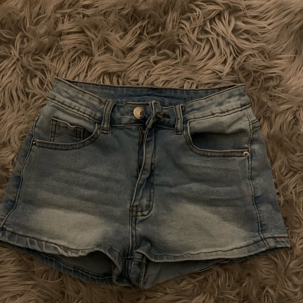 Denim shorts